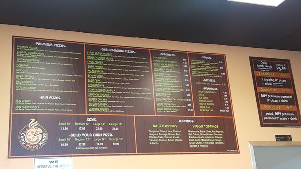 Menu photo 5 Curry Pizza House Milpitas Milpitas, CA