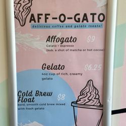 Due-Back - Affogato Menu