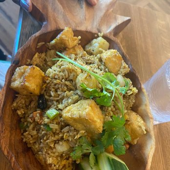 Dok Khao - Pineapple Fried Rice with tofu - Thai Near Me - Woodbridge, Virginia Dok Khao - Pineapple Fried Rice with tofu - Thai Near Me - Woodbridge, Virginia