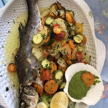 Da Tapulin - Baked  fish with vegetables - delicious! - Italian Near Me - Levanto, SP