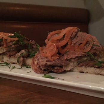 Paper Plane - Brisket Toast. - Cocktail Bars Near Me - San Jose, California