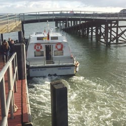 Fähre zur Düne - Anleger ...Abfahrt zur Düne
