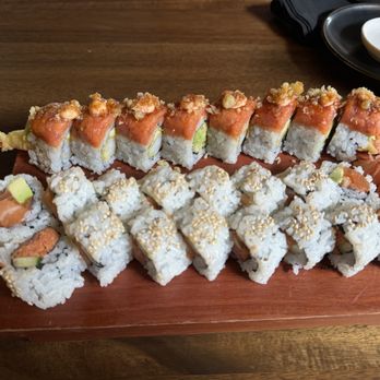 Leezakaya - Firecracker roll, salmon avocado roll, spicy tuna roll - Izakaya Near Me - Aurora, Colorado
