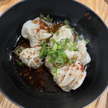 Linglon - Spicy shrimp and pork wonton. Nice flavor and good spice from the peppers. - Chinese Near Me - Denver, Colorado
