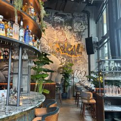V Modern Italian - Inside the restaurant.