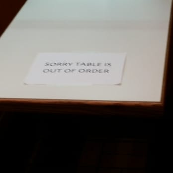 Jocko's Chicken & Seafood - This table was "out of order"! - Seafood Near Me - Fairfield, Ohio Jocko's Chicken & Seafood - This table was "out of order"! - Seafood Near Me - Fairfield, Ohio