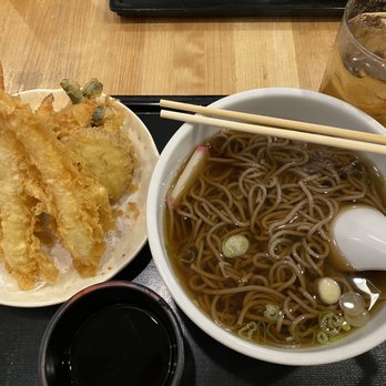 Matsui - Tempura and hot soba with a glass of iced barley tea - Japanese Near Me - Torrance, California Matsui - Tempura and hot soba with a glass of iced barley tea - Japanese Near Me - Torrance, California