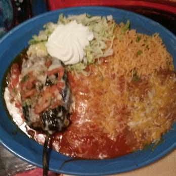 Solea Mexican Grill - 'Chili Relleno' & Cheese Enchilada combination. - Mexican Near Me - Menasha, Wisconsin Solea Mexican Grill - 'Chili Relleno' & Cheese Enchilada combination. - Mexican Near Me - Menasha, Wisconsin