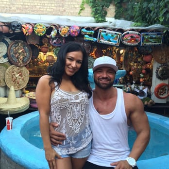 Olvera Street - My boyfriend and I by the blue fountain. - Local Flavor Near Me - Los Angeles, California Olvera Street - My boyfriend and I by the blue fountain. - Local Flavor Near Me - Los Angeles, California