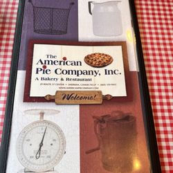 The American Pie Company - Menu