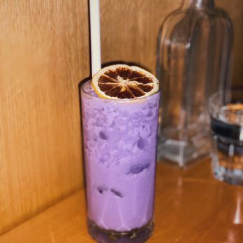 Kosoo Pocha At Sai Woo - a purple drink - Asian Fusion Near Me - Vancouver, British Columbia