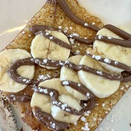 Their crepes are deliciously moist!  Something that I've found to be uncommon in the restaurants that I've ordered crepes from lately.