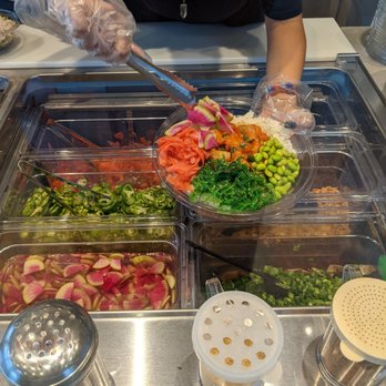 Poke Guys - Not my bowl, but this large version looks good! - Poke Near Me - Vaughan, Ontario