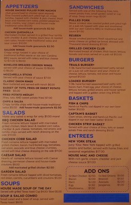Menu photo 2 Trail's End Saloon Oregon City, OR Menu photo 2 Trail's End Saloon Oregon City, OR