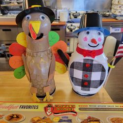 Waffle House - Turkey was here with Snowman
