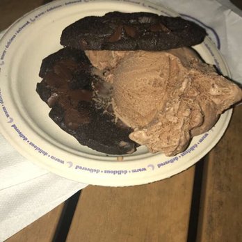 Insomnia Cookies - Triple chocolate chunk cookiewich - Desserts Near Me - Evanston, Illinois Insomnia Cookies - Triple chocolate chunk cookiewich - Desserts Near Me - Evanston, Illinois