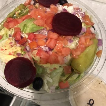 Jet's Pizza - Wrong salad and dressing! - Pizza Near Me - Destin, Florida Jet's Pizza - Wrong salad and dressing! - Pizza Near Me - Destin, Florida