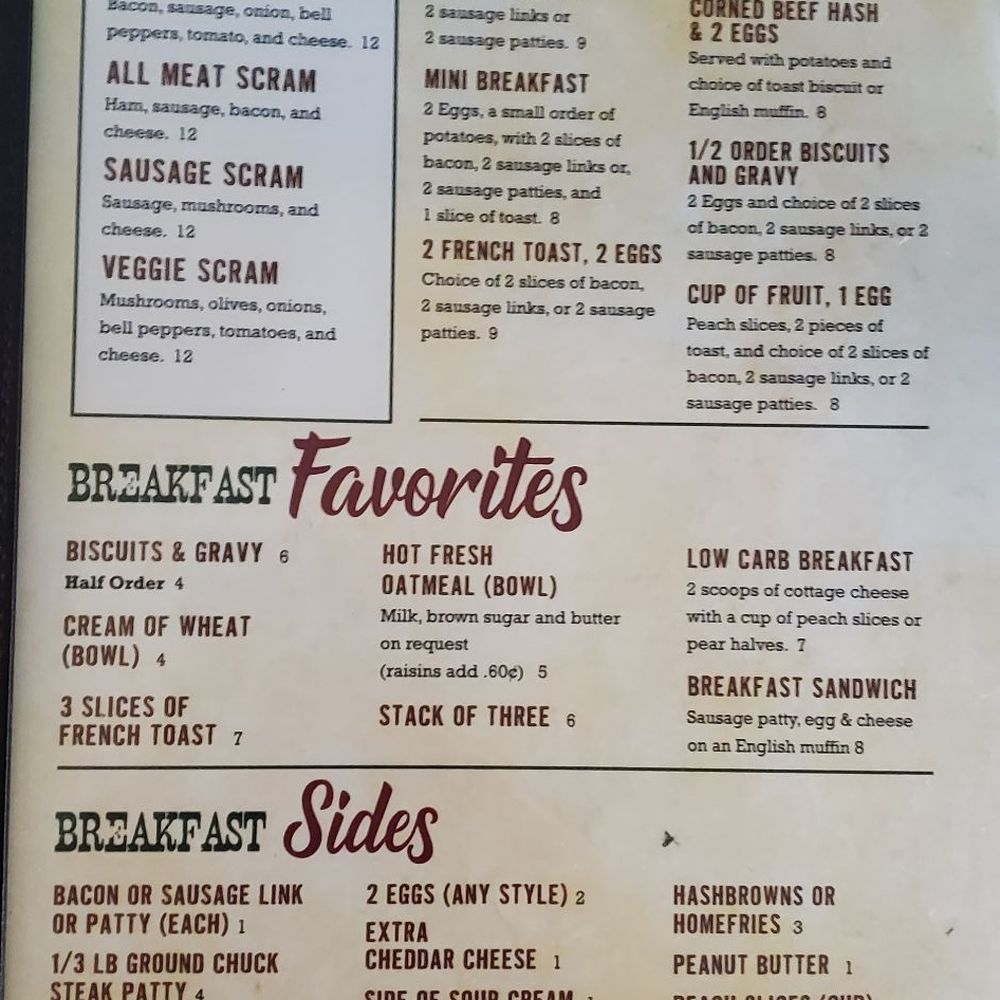 Triple Tree Restaurant & Lounge - menu breakfast 2nd page - Cafes Near Me - Sam's Valley, Oregon Triple Tree Restaurant & Lounge - menu breakfast 2nd page - Cafes Near Me - Sam's Valley, Oregon