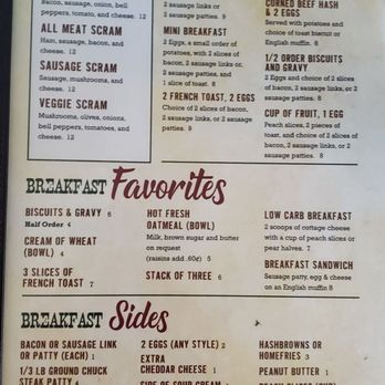 Triple Tree Restaurant & Lounge - menu breakfast 2nd page - Cafes Near Me - Sam's Valley, Oregon
