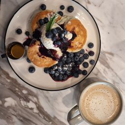 Summer Special - Bc Blueberry Honey Ricotta Soufflé Pancake