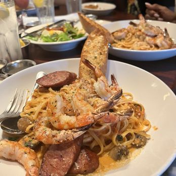 Pappadeaux Seafood Kitchen - The Pasta Mardi Gras a few of us got this delicious dish - Cajun/Creole Near Me - Marietta, Georgia