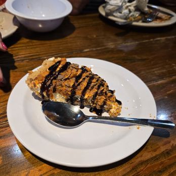 Beefmaster Steakhouse - Butterfinger pie. Delicious - Steakhouses Near Me - Ballinger, Texas