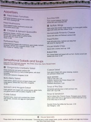 Menu photo 6 The Black Mountain Bistro Black Mountain, NC Menu photo 6 The Black Mountain Bistro Black Mountain, NC