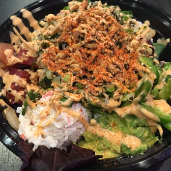 Poki Poke - My regular size bowl with shichimi togarashi ( mixed chilli powder) - Poke Near Me - Fremont, California Poki Poke - My regular size bowl with shichimi togarashi ( mixed chilli powder) - Poke Near Me - Fremont, California