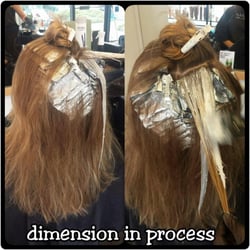 Kristin Snyder - Full foils with surface painting through mohawk section