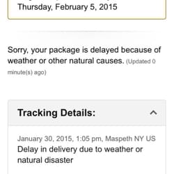 Photo of UPS Customer Center - Maspeth, NY, US. How Could It be that when outside was bright Sunny day,this is an Option when the driver wants to skip an area or finish early;(