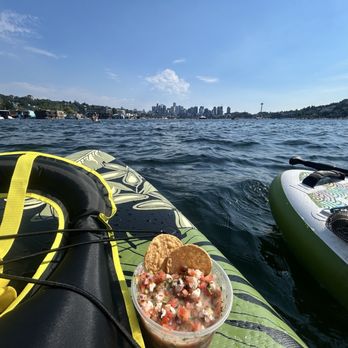 Shark Bite Ceviches - Halibut ceviche is the perfect paddleboarding snack! - Seafood Near Me - Seattle, Washington Shark Bite Ceviches - Halibut ceviche is the perfect paddleboarding snack! - Seafood Near Me - Seattle, Washington