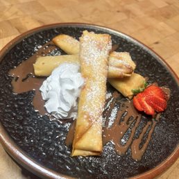 Crispy Edamame Spring Rolls