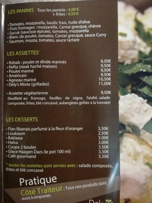 Menu photo 1 Dely's Talence, 33