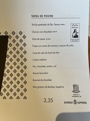 Menu photo 5 Vinitus Gran Via Madrid Madrid, M