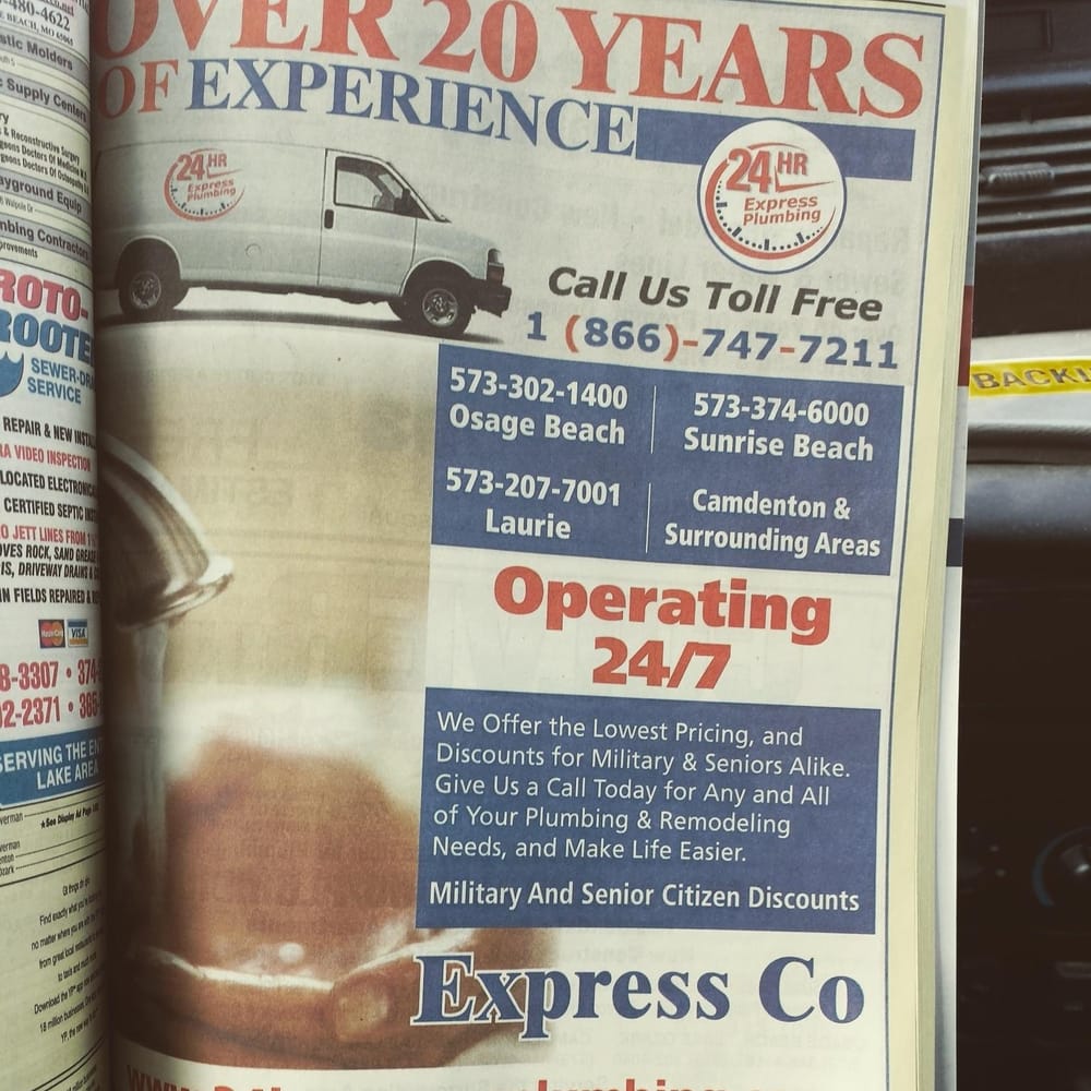 Slide of Express 24HR Plumbing