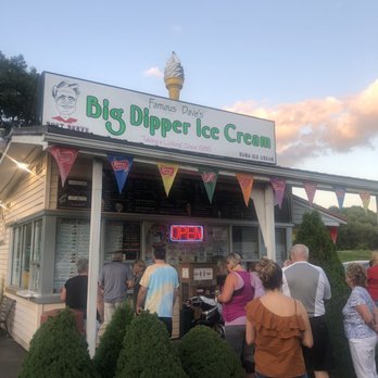 Big Dipper Ice Cream - people standing outside - Ice Cream & Frozen Yogurt Near Me - Apalachin, New York
