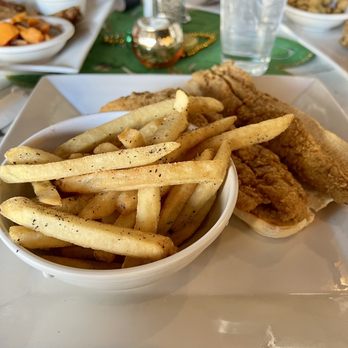 Smith’s Soulfood Bistro - Fish Sandwich with Fries - Soul Food Near Me - Gastonia, North Carolina