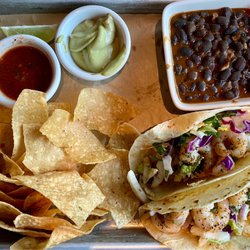BJ's Restaurant & Brewhouse - Shrimp Tacos