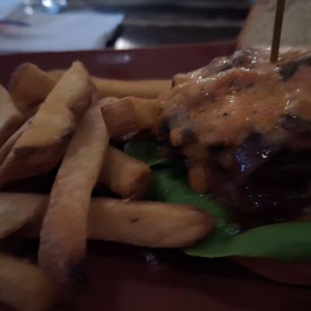 Sunset Pointe - Cheese burger and fries - Bars Near Me - Fairhope, Alabama