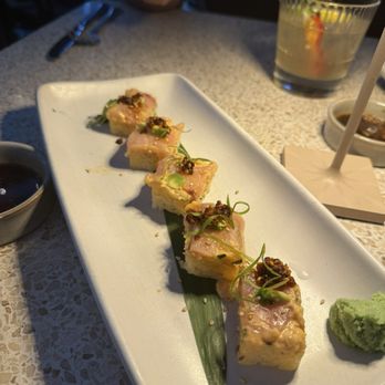 The Henry - Pressed Yellowtail Sushi* - New American Near Me - Carlsbad, California The Henry - Pressed Yellowtail Sushi* - New American Near Me - Carlsbad, California