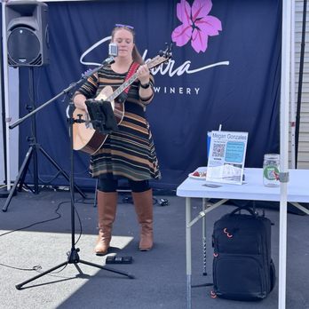 Sakura Winery - Meghan Gonzales performing - Wine Tasting Room Near Me - Livermore, California