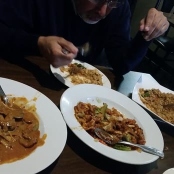 Siamese Basil Thai Restaurant - The amazing flavour with beef, three flavour chicken and spicy basil fried rice with chicken. - Thai Near Me - Norcross, Georgia