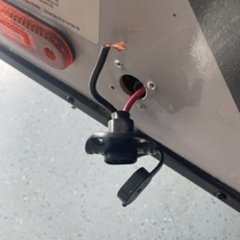 RV One - A poorly installed Solar connection.  QC should have caught this. - RV Dealers Near Me - Alachua, Florida