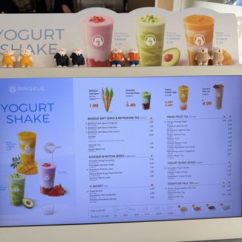 Bingxue - Menu - Ice Cream & Frozen Yogurt Near Me - Davis, California Bingxue - Menu - Ice Cream & Frozen Yogurt Near Me - Davis, California