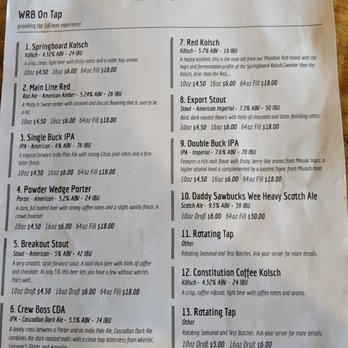 Western Red Brewing - Tap list. - Breweries Near Me - Poulsbo, Washington