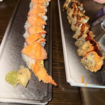Tokyo Sushi - S17. M16 Roll and S11. Fancy Salmon Roll - Sushi Bars Near Me - Baltimore, Maryland