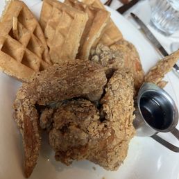 Chicken and waffles