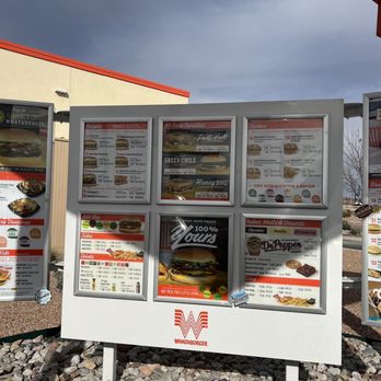 Whataburger - Drivethru sign - Burgers Near Me - Rio Rancho, New Mexico