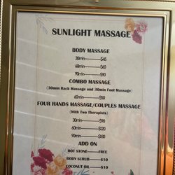 Sunlight Massage