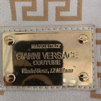 Worthwhile Thrift - Imposter Versace metal hardware tag - Thrift Stores Near Me - Collegeville, Pennsylvania